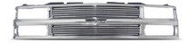 94-98 Chevy Street Scene Chrome Grille Shell Recessed For OE Logo & 8mm Billet Grille Insert