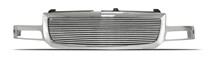 03-06 GMC Sierra Street Scene Chrome Grille Shell, Plastic w/8mm Billet Grille Insert