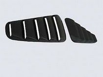 05-09 Ford Mustang Street Scene Window Louvers Gen 2 (Urethane)