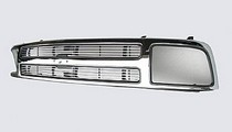 94-97 Chevy S10 Street Scene Chrome Grille Shell With 4mm Billet Insert