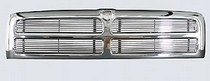 94-01 Dodge Ram Street Scene Grille Shells, Plastic and Chrome w/Billet Insert