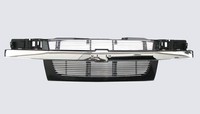 04-10 Chevy Colorado Street Scene Chrome Grille Shell Factory Style With 4 mm Billet Grille