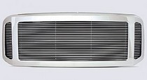 05-07 Ford Super Duty Street Scene Chrome Grille Shell w/4mm Billet Grille Insert, 3 Piece