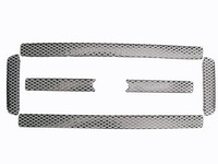 05-06 Excursion, 05-06 Ford Super Duty Street Scene Bolt-Over Grilles, Main (Black Chrome)