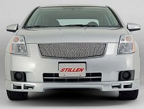 07-08 Nissan Sentra Street Scene Main Grille, Satin Aluminum