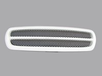 97-04 Dakota 2 Piece Grille Complete w/Shell, 97-04 Durango 2 Piece Grille Complete w/Shell Street Scene Grille Shells, Main (Brushed)