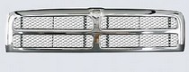 94-01 Dodge Ram Street Scene Grille Shells, Plastic and Chrome w/Chrome Insert