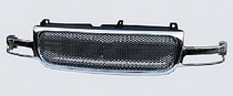 00-04 Yukon/Yukon XL, 99-02 Sierra/CK - Plastic Street Scene Grille Shells, Plastic and Chrome w/Chrome Insert