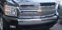 07-13 Chevy Silverado Street Scene Bolt-Over Grilles, Main (Brushed Aluminum)