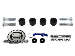 2007-2015 Chevrolet Silverado 1500 4WD (2007 Newer Body Style / Fits 6-Lug Models Only) Supreme Suspension PRO Billet DIfferential Drop Kit