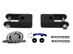 2011-2015 Chevrolet Silverado 2500HD 2WD and 4WD (Fits 8-Lug Models Only / Fits Front Stock Shocks) Supreme Suspension Shock Extenders