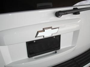 2007-2012 Chevrolet Suburban, 2007-2012 Chevrolet Tahoe, LTZ T-Rex Billet Bowtie - Rear With Border - Polished (8 Length)