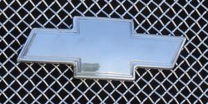 2002-2009 Chevrolet Trailblazer LS T-Rex Billet Bowtie With Border - Polished