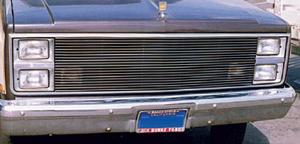 1981-1987 Chevrolet Suburban, 1981-1987 Chevrolet Chevy Pick Up, 1981-1987 GMC Pick Up, 1981-1987 GMC Suburban, 1981-1987 GMC Jimmy T-Rex Billet Grille Insert (20 Bars)