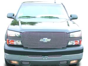 2003-2005 Chevrolet Silverado T-Rex Full Face Billet With Billet Bowtie Installed (UPS OS3)