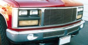 1992-1993 Suburban, 1988-1993 GMC Pick Up, 1992-1993 Yukon T-Rex Billet Grille Insert (17 Bars)