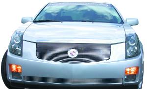 2003-2007 Cadillac CTS T-Rex Billet Grille Insert With Center Billet Logo Plate (17 Bars)