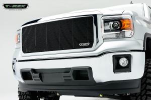 14-15 GMC Sierra 1500 (Does Not Fit All Terrain Models or Denali Models) T-Rex Billet Series Grille - Black, Aluminum