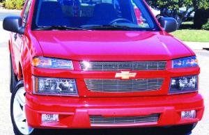 2004-2012 Chevrolet Colorado (Except Extreme) T-Rex Billet Grille Overlay/Bolt On & Insert (7,10 Bars, Except Extreme)