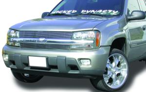 2002-2009 Chevrolet Trailblazer LS T-Rex Billet Grille Insert - Flush Mount (10, 7 Bars)