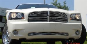 2005-2010 Dodge Charger T-Rex Billet Grille Insert - 4 Piece