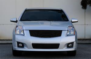 2008-2012 Nissan Sentra 2.0 SR;;SE-R Fits Vehicles With Sport Grille And Sport Fascia T-Rex Billet Grille Insert - Replaces OE Grille- All Black