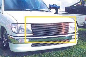 1997-2000 Toyota Tacoma T-Rex Billet Grille Insert - Replaces Factory Grille Shell (15 Bars)