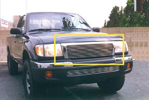 1998-2000 Toyota Tacoma 4WD, Pre-Runner T-Rex Billet Grille Insert - 4WD/Pre-Runner (15 Bars)