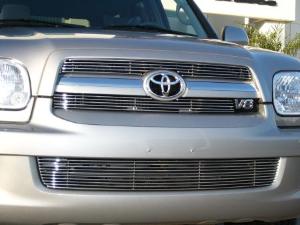 2005-2007 Toyota Sequoia T-Rex Billet Grille Insert - 2 Piece (5, 10 Bars)