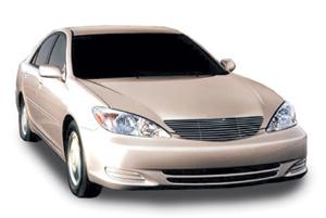 2002-2005 Toyota Camry T-Rex Billet Grille Insert - Replaces Factory Grille Shell (12 Bars Each)