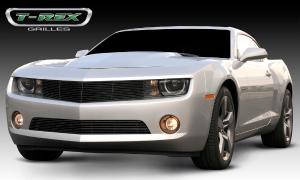 2010-2012 Chevrolet Camaro T-Rex Billet Grille - All Black - OE Bowtie Can Be Re-Installed (Optional)