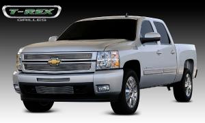 2007-2012 Chevrolet Silverado T-Rex Billet Grille Overlay/Bolt On - Polished