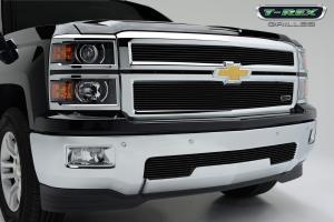 14-15 Chevrolet Silverado T-Rex Billet Series Grilles - Black, Aluminum