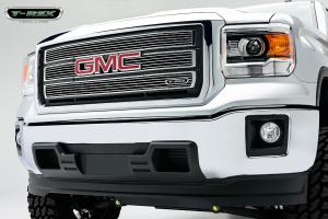 14-15 GMC Sierra 1500 T-Rex Billet Series Grilles - Polished, Aluminum