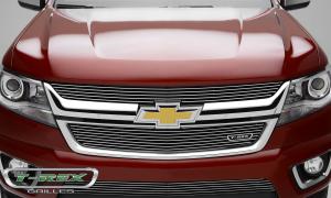 15-16 Chevrolet Colorado T-Rex Billet Series Grilles - Polished, Aluminum