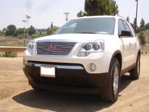 2007-2012 GMC Acadia T-Rex Billet Grille Overlay/Bolt On With Logo Opening