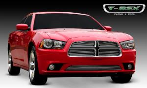 2011-2012 Dodge Charger T-Rex Billet Grille Overlay/Bolt On - 4 Piece