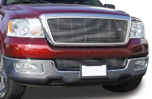 2004-2008 Ford F150 2WD and Lariat Models T-Rex Billet Grille Overlay/Bolt On & Insert With Honeycomb Style OE Grille (23 Bars)