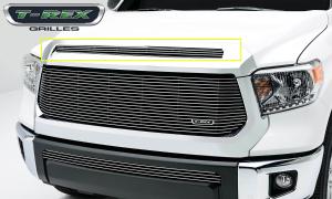 2014 Toyota Tundra T-Rex Billet Grille Hood Overlay (Polished Stainless Steel)