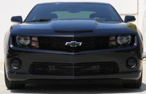 2010-2012 Chevrolet Camaro SS T-Rex Bumper Billet Grille - All Black (SS Models) 