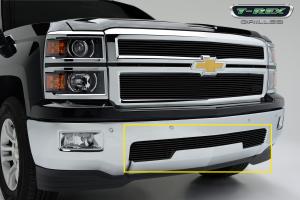 14-15 Chevrolet Silverado T-Rex Billet Series Bumper Grilles - Aluminum