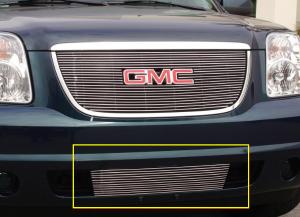 2007-2012 GMC Yukon T-Rex Bumper Billet Grille Insert (Between Tow Hooks, 12 Bars)