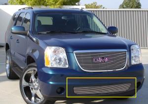 2007-2012 GMC Yukon T-Rex Bumper Billet Grille Insert (With Tow Hooks Removed, 12 Bars)