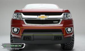 15-16 Chevrolet Colorado T-Rex Billet Series Grilles - Black Powdercoated 