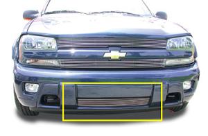 2002-2009 Chevrolet Trailblazer LS T-Rex Bumper Billet Grille Insert (8 Bars)