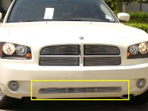 2005-2010 Dodge Charger T-Rex Bumper Billet Grille (4 Bars)