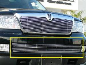 2005-2006 Lincoln Navigator T-Rex Bumper Billet Grille Insert - 2 Piece (4 Bars Each)