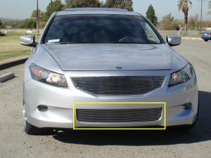 2008-2010 Honda Accord 4 Door, Except V6 T-Rex Bumper Billet Grille Insert (Except V6)