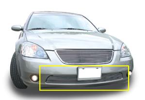 2002-2004 Nissan Altima T-Rex Bumper Billet Grille Insert (9 Bars)