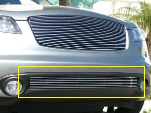 2003-2005 Infiniti FX (Except Road Sensing Cruise) T-Rex Bumper Billet Grille Insert (7 Bars, Except Road Sensing Cruise)